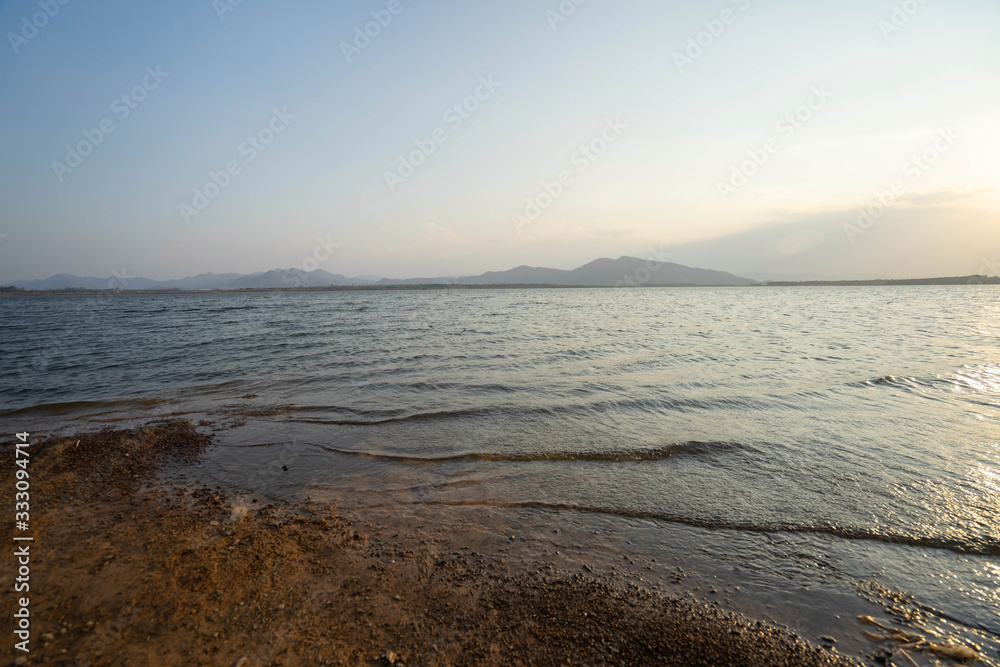 Backgrounds Textures Wave Water flow In the river Reflection Light from Sunset Backgrounds Textures Wave Water flow In the river Reflection Light from Sunset