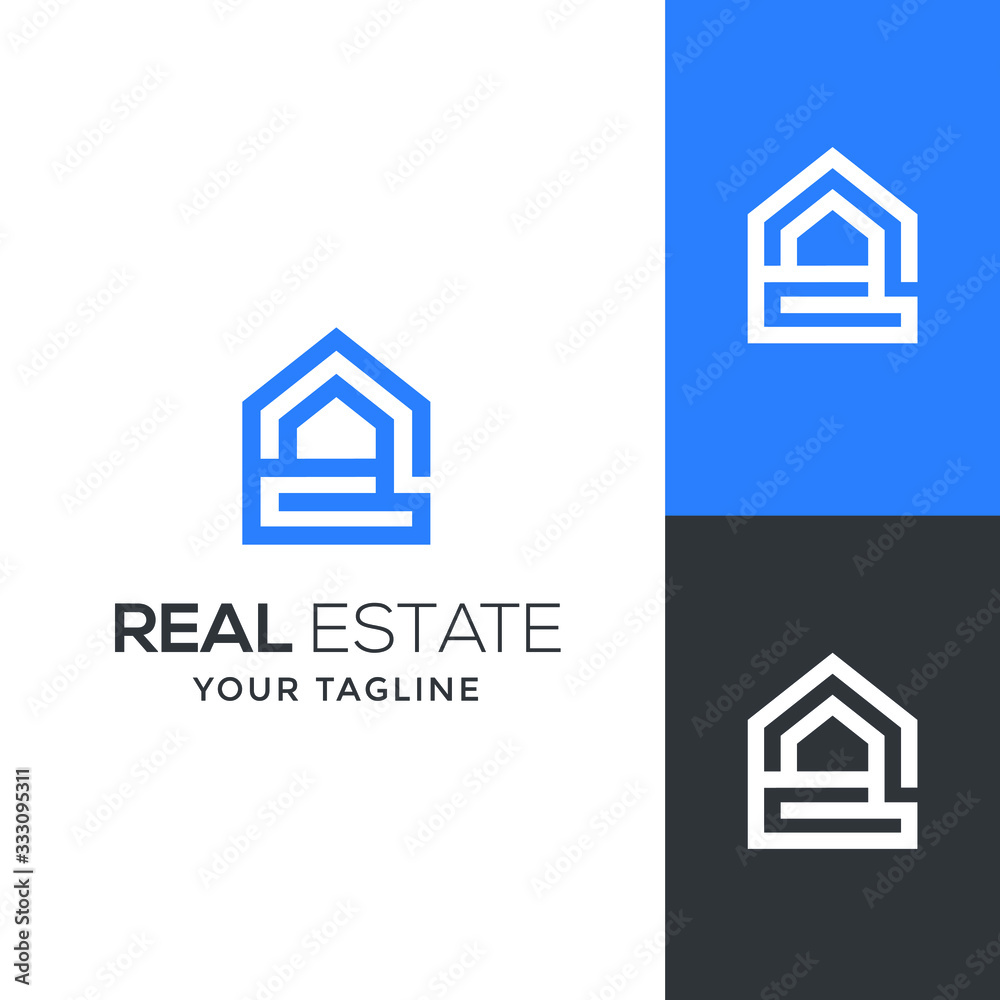 real estate logo modern design template real estate logo modern design template