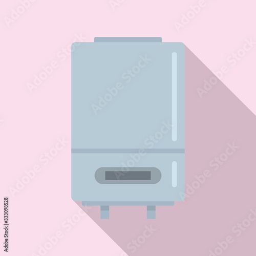 Boiler technology icon. Flat illustration of boiler technology vector icon for web design