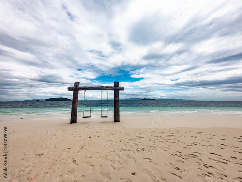 Beach view at Nyaung oo Phee  Myanmar