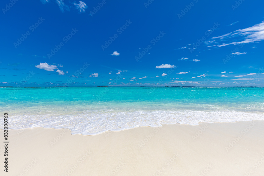 Amazing tranquility beach scenery. Tropical island landscape of the beautiful sea. Summer vacation and holiday background Amazing tranquility beach scenery. Tropical island landscape of the beautiful sea. Summer vacation and holiday background