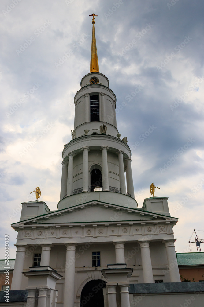 Bell tower of Nativity of Our Lady Monastery in Zadonsk, Russia Bell tower of Nativity of Our Lady Monastery in Zadonsk, Russia
