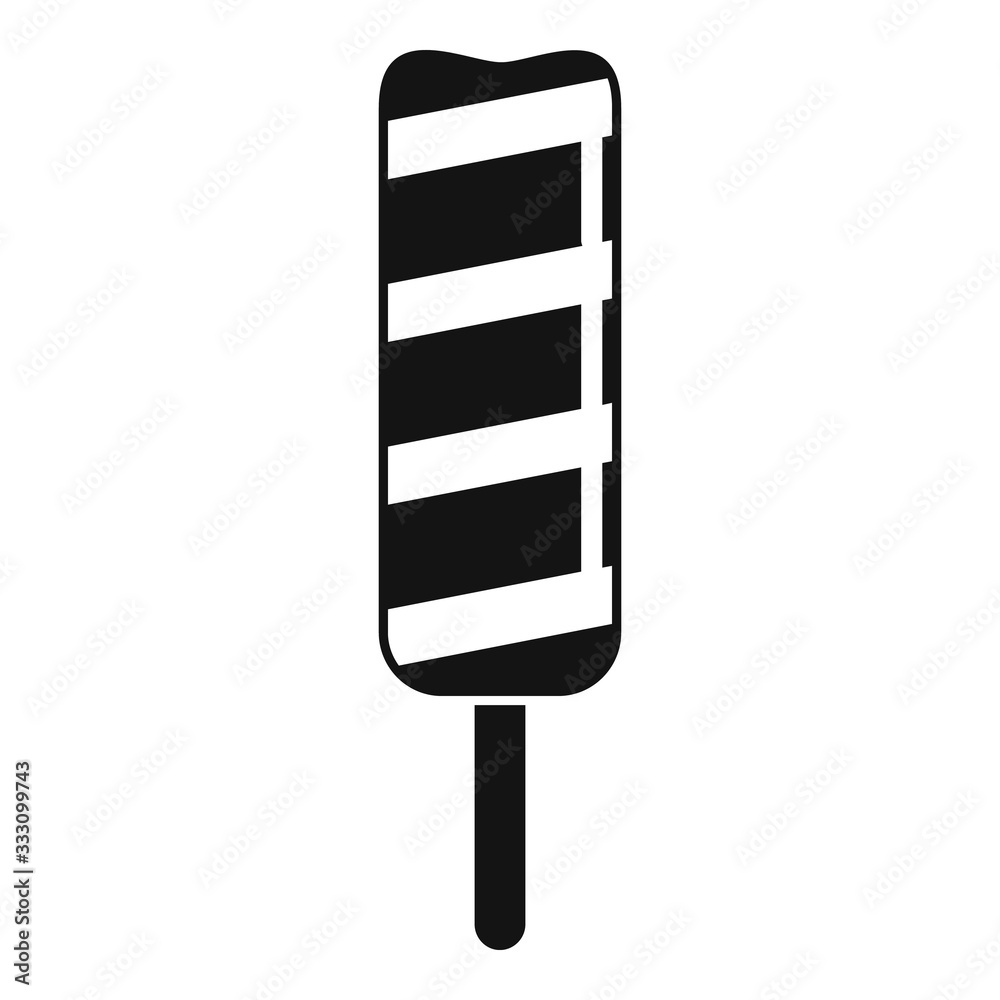 Summer ice cream icon. Simple illustration of summer ice cream vector icon for web design isolated on white background