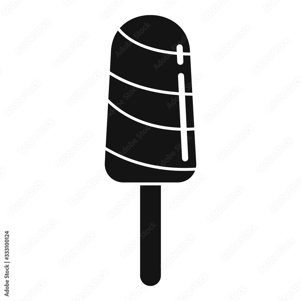 Kid popsicle icon. Simple illustration of kid popsicle vector icon for web design isolated on white background Kid popsicle icon. Simple illustration of kid popsicle vector icon for web design isolated on white background