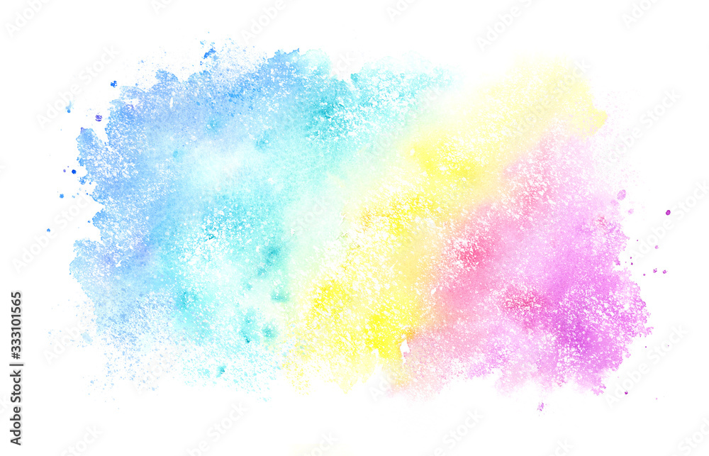 水彩背景テクスチャ虹色stock Illustration Adobe Stock