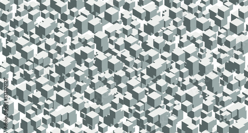 Cubes. Seamless pattern. Vector illustration. Backgrounds.