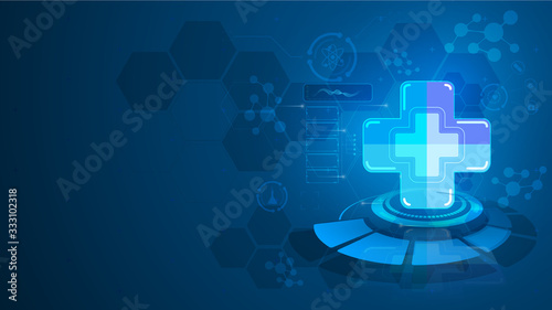 medical healthcare diagnostics disease concept design tech background
