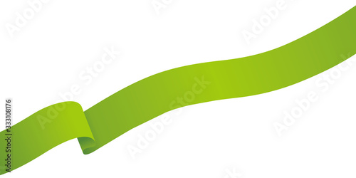 Flying ribbon vector illustration