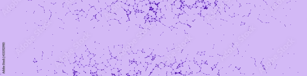 Obraz premium Network Mesh Procedural Art background illustration