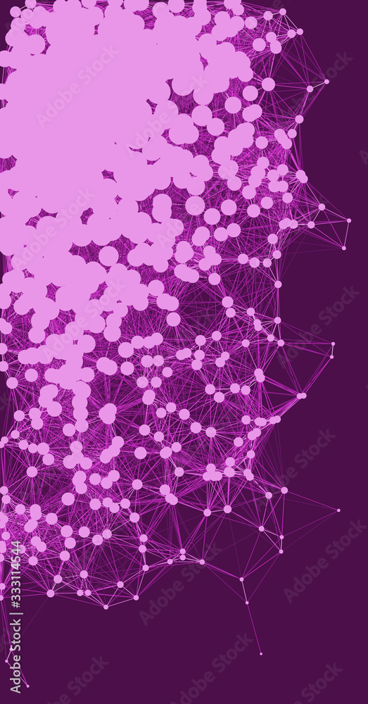 Network Mesh Procedural Art background illustration Network Mesh Procedural Art background illustration