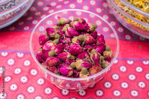 dry flowers and herbs