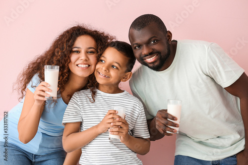 African-American family wit...