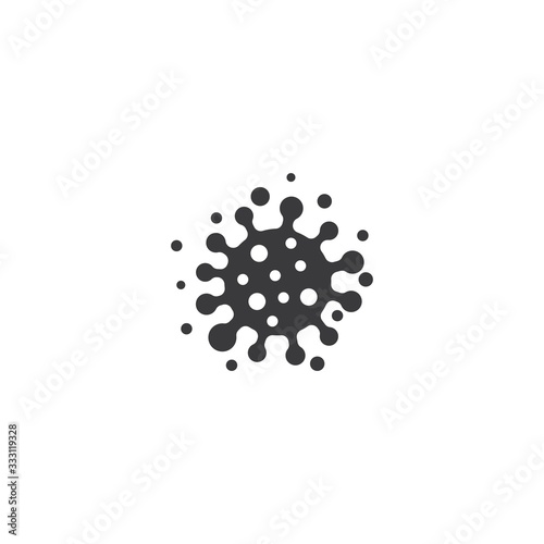 Bacterial virus icon