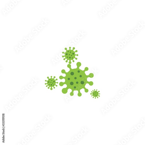 Bacterial virus icon