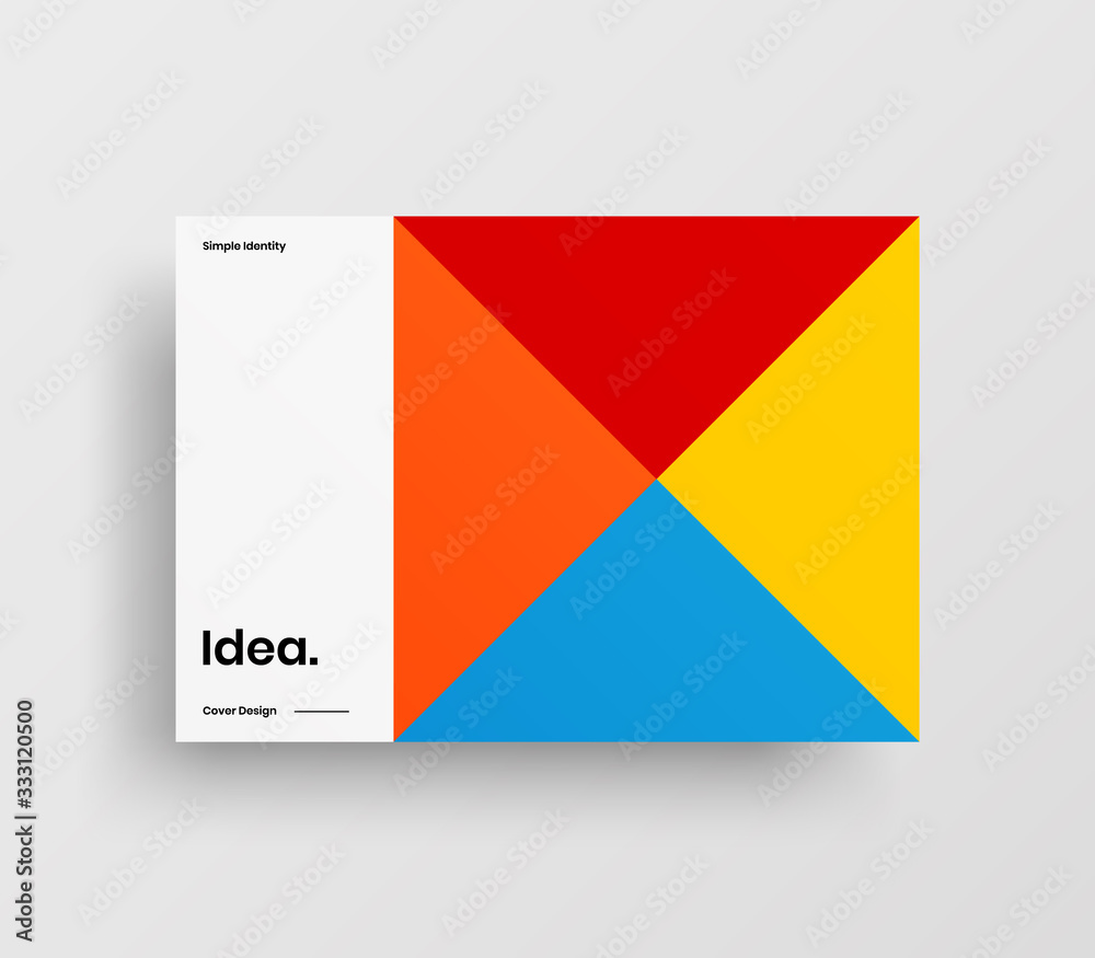 Creative business presentation vector A4 horizontal orientation front page mock up. Modern corporate report cover abstract geometric illustration design layout. Company identity brochure template. Creative business presentation vector A4 horizontal orientation front page mock up. Modern corporate report cover abstract geometric illustration design layout. Company identity brochure template.