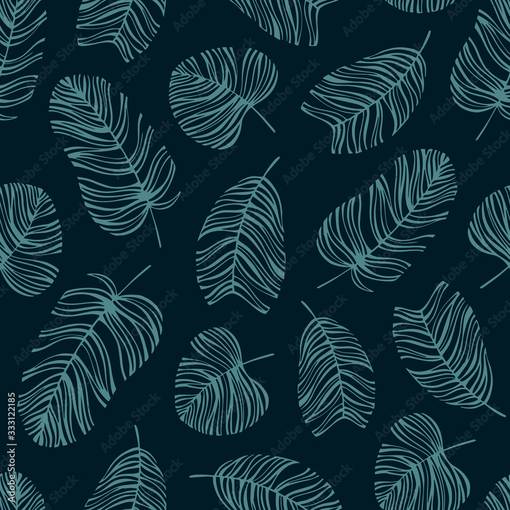 Vector seamless pattern with hand drawn flowers. Vector seamless pattern with hand drawn flowers.