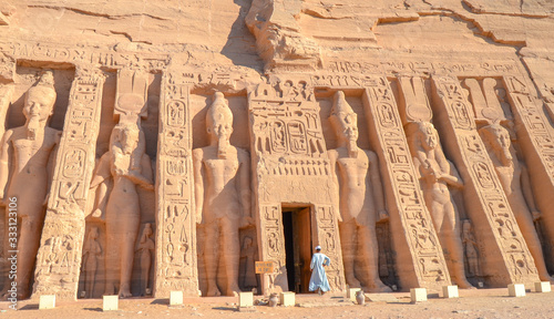 Quadro su tela Abu Symbel temple in Egypt