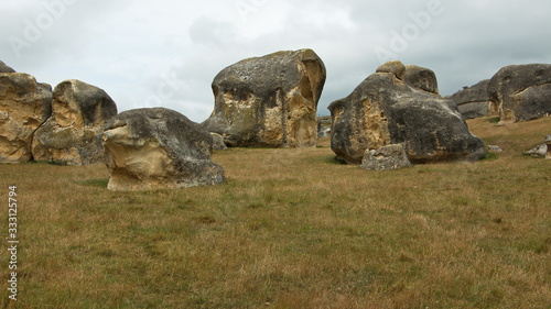 Elephant Rocks near Duntroon on South Island of New Zealand  © kstipek