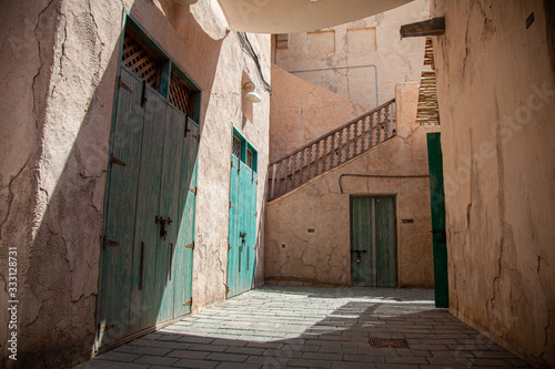 Canvas Print Al Fahidi Historical District, Dubai, United Arab Emirates