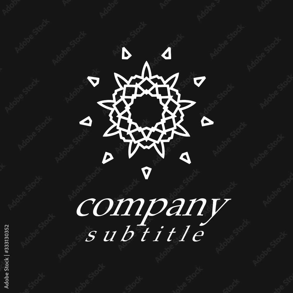 Fototapeta premium ornament logo