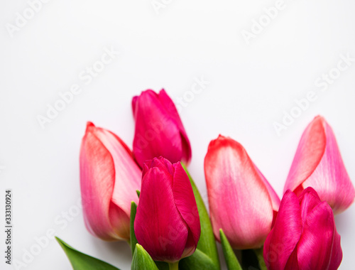 Beautiful tulips bouquet