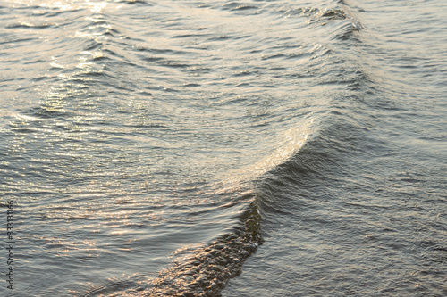 Wave Water flow In the river