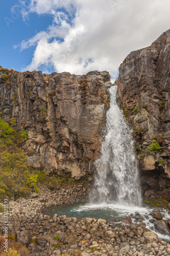 Taranaki Falls in New Zealand