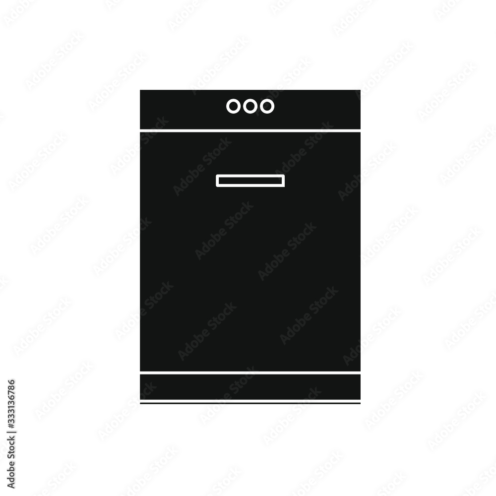 kitchen dishwasher on white background kitchen dishwasher on white background
