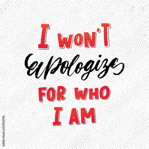 Lettering hand drawn quote inspirational vector phrase