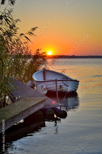 Sonnenuntergang am Achterwasser © Robert