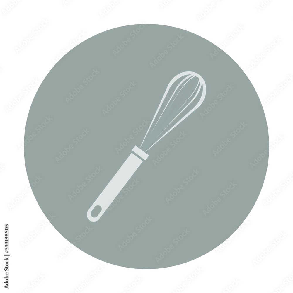 pastry mixer on white background