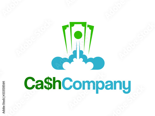 logo vector for Cash Money booster Financial company 