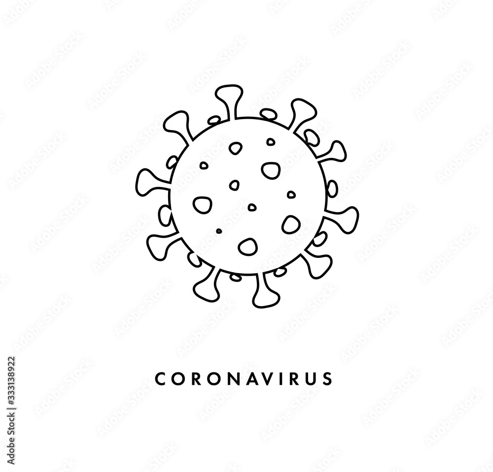 Coronavirus Bacteria Cell Icon, 2019-nCoV Novel Coronavirus Bacteria. No Infection and Stop Coronavirus Concepts. Dangerous Coronavirus Cell in China, Wuhan. Isolated Vector Icon. illustration Coronavirus Bacteria Cell Icon, 2019-nCoV Novel Coronavirus Bacteria. No Infection and Stop Coronavirus Concepts. Dangerous Coronavirus Cell in China, Wuhan. Isolated Vector Icon. illustration