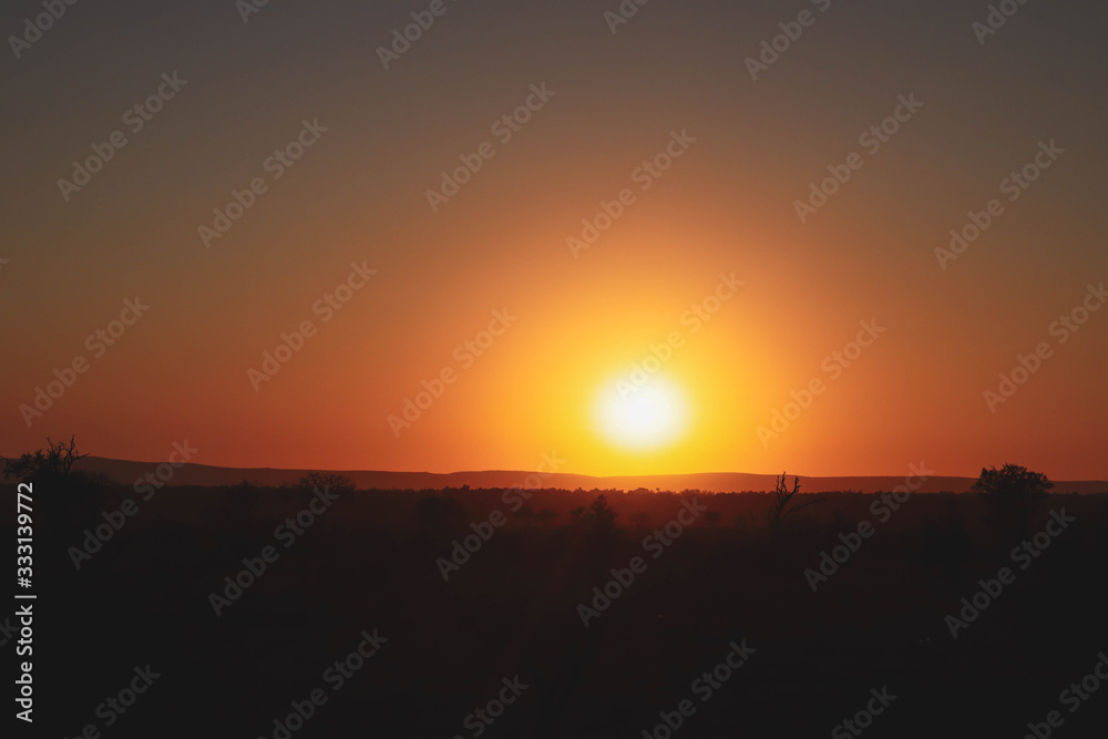 Beautiful sunrise in Kruger national park Beautiful sunrise in Kruger national park