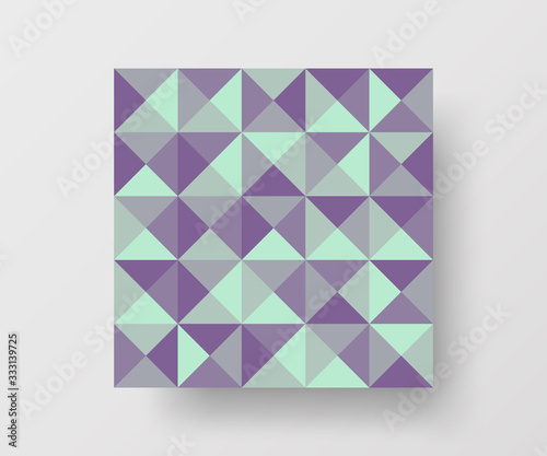 Amazing business advertisement vector mural art square banner mock up. Modern corporate abstract geometric illustration design layout background. Company identity quadrangle texture brochure template.