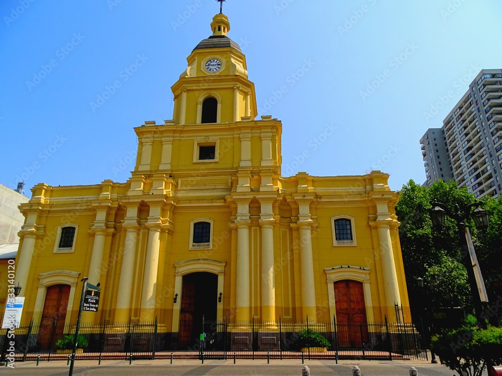 South America, Chile, City of Santiago de Chile, Santa Ana Church, Saint Martin Street