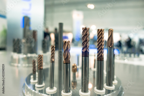 Slika na platnu Solid carbide drills. Shallow depth of field. Selective focus