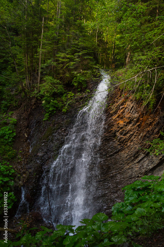 Waterfall in the Carpathian Mountains, Transcarpathian © Olivia