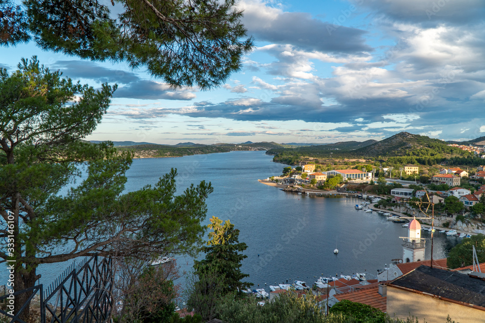 Obraz premium Summer in Sibenik, Croatia