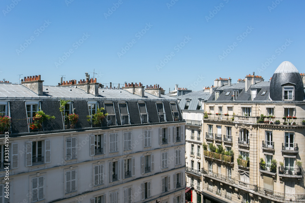 Vue sur les toits de Paris