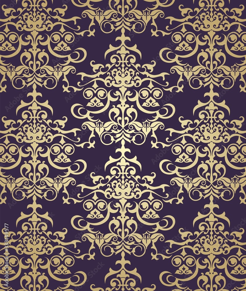 Paisley floral pattern , textile swatch , India	