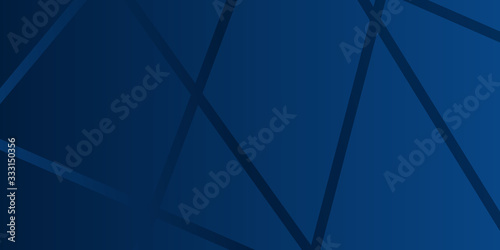 Modern navy blue design template background for poster flyer brochure cover. Graphic design layout with triangle graphic elements and space for photo background and business corporate