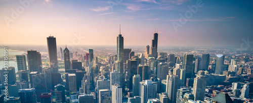 Chicago city skyline, USA