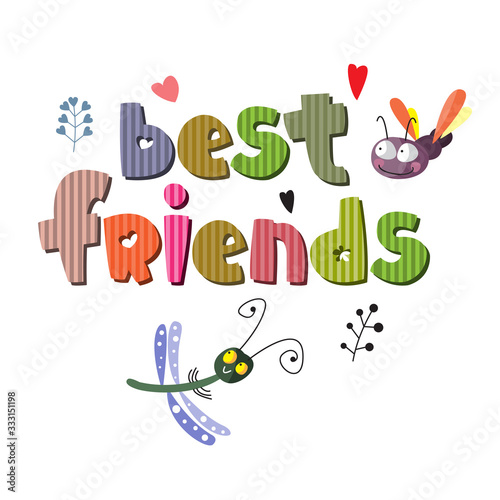 Original spelling of the phrase Best friend.