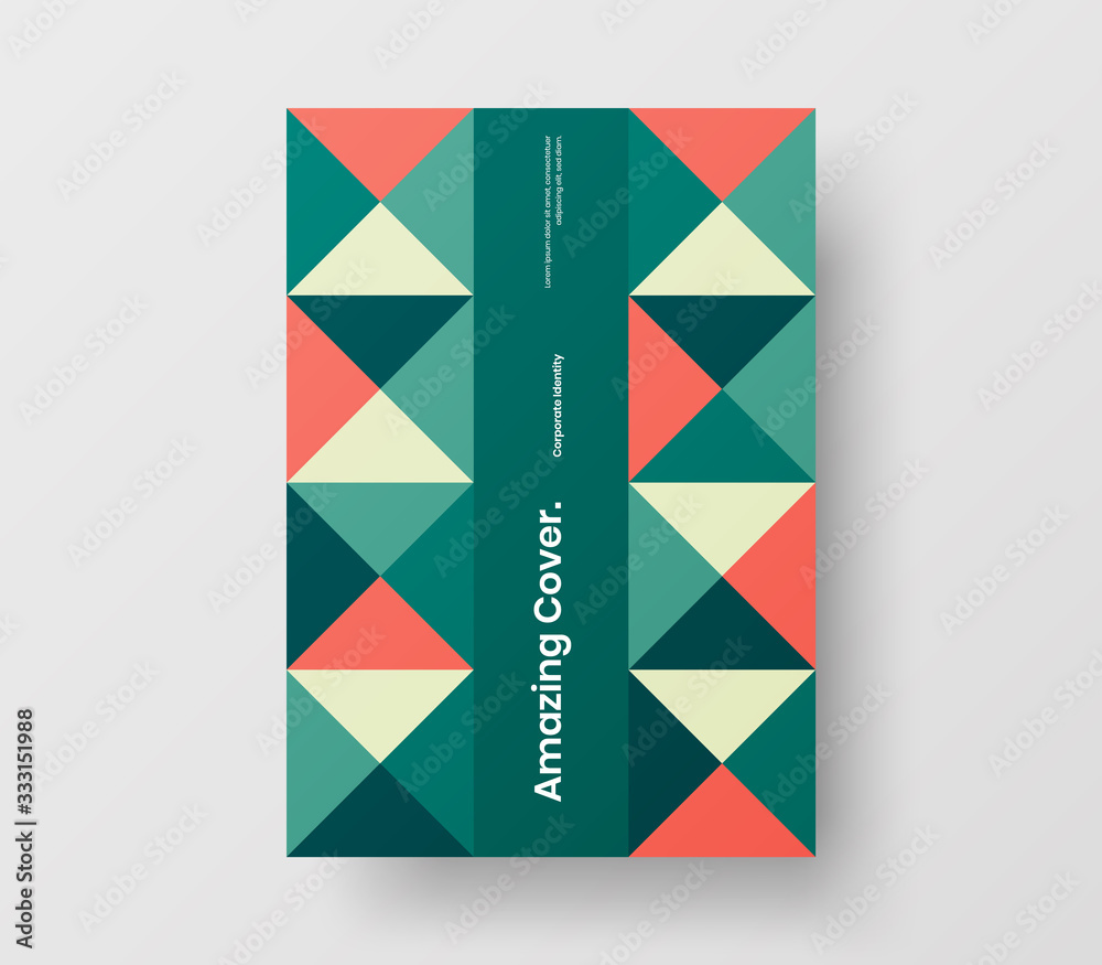 Amazing business presentation vector A4 vertical orientation front page mock up. Modern corporate report cover abstract geometric illustration design layout. Company identity brochure template. Amazing business presentation vector A4 vertical orientation front page mock up. Modern corporate report cover abstract geometric illustration design layout. Company identity brochure template.