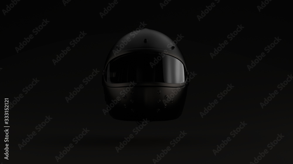 Black Motorcycle Helmet with Goggles Black Background 3d illustration 3d render Black Motorcycle Helmet with Goggles Black Background 3d illustration 3d render