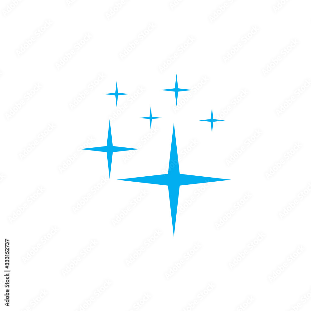 Shine icon design isolated on white background Shine icon design isolated on white background