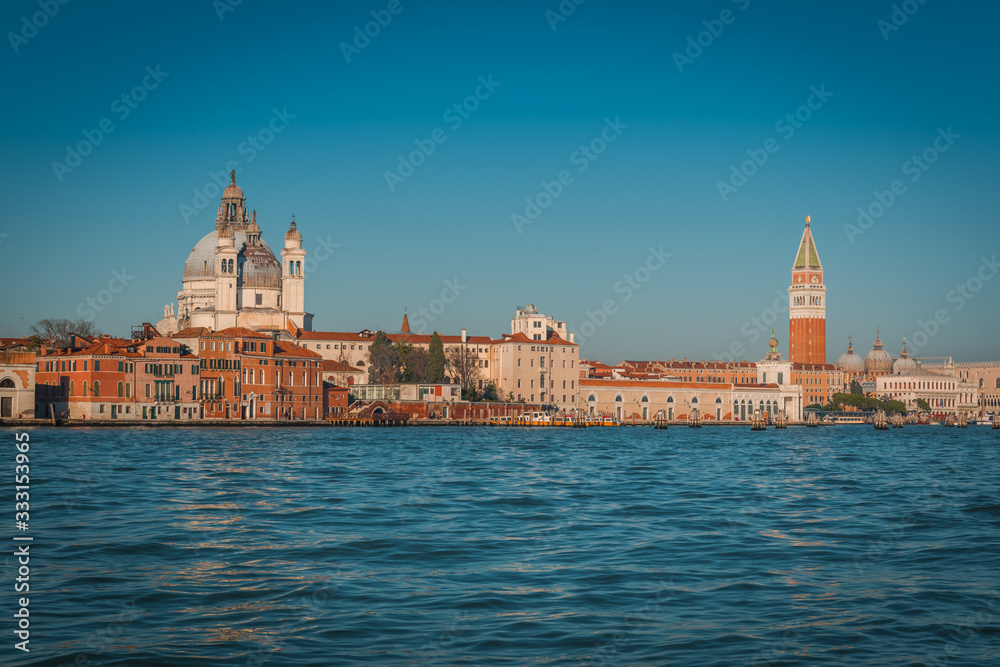 VENICE, VENETO / ITALY - DECEMBER 26 2019: Venice view