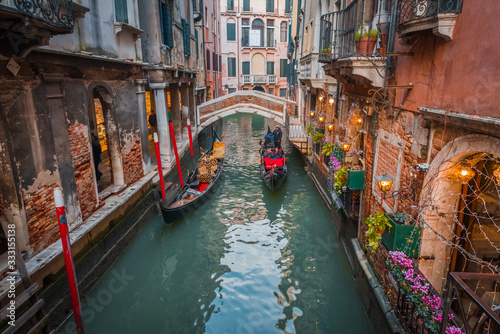 VENICE, VENETO / ITALY - DECEMBER 26 2019: Venice view © Vadim