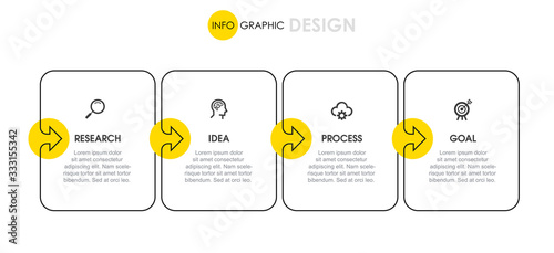 Vector infographic template